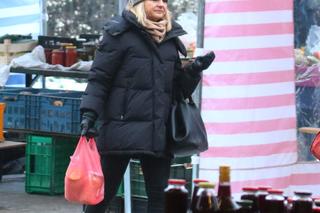 Małgorzata Tusk na bazarku