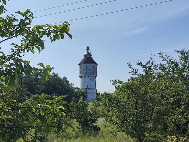Prawie jak dom Muminków. Zabytkowa wieża na Mazurach zachwyca