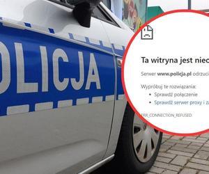 Nie działają strony internetowe polskiej policji w całej Polsce. Co się dzieje?