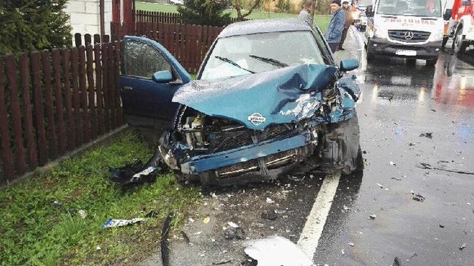 Groźny wypadek w Tryńczy na Podkarpaciu