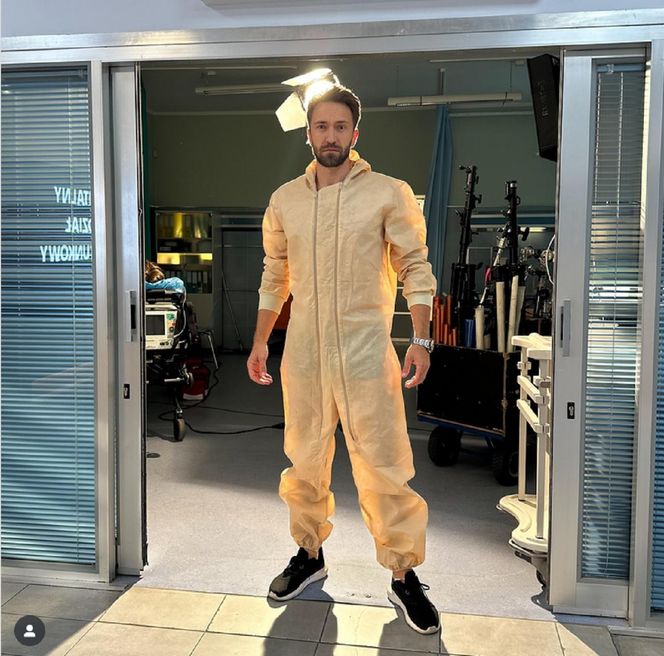 Na sygnale nowy sezon. Piotrek (Dariusz Wieteska) na planie