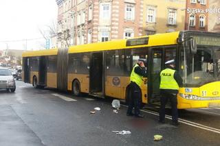 Naćpany kierowca autobusu potrącił pieszą