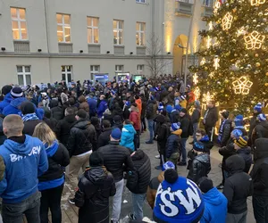 Protest kibiców Ruchu Chorzów w sprawie stadionu klubu [GALERIA] 