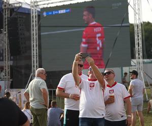 Euro 2024. Mecz Polska - Austria. Strefa Kibica na American Cars Mania w Katowicach 