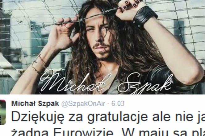 Michał Szpak, Twitter