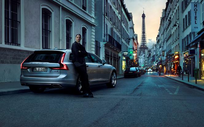 Zlatan Ibrahimovic i Volvo V90