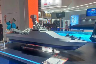 Stoisko Hanwha podczas MSPO 2025