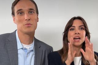 M jak miłość nowy sezon. Aneta (Ilona Janyst), Olek (Maurycy Popiel) na planie