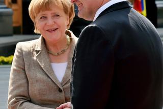 Angela Merkel i Petro Poroshenko w Kijowie 