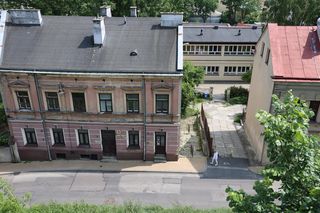 Taras widokowy na placu im. Jerzego Giedroycia w Lublinie