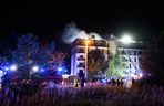 Pożar budynku przy ul. Krańcowej