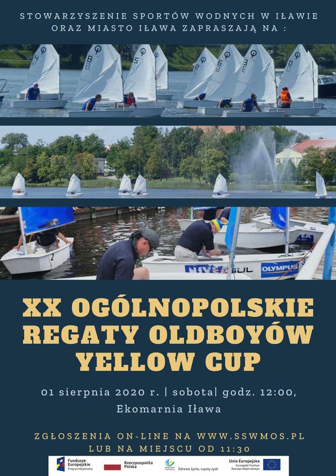 Regaty Yellow Cup 2020 plakat