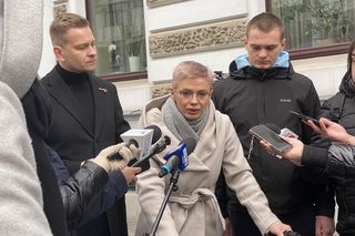 Konferencja w sprawie ofiar pożaru przy Zielonej