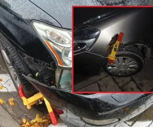 Założyli mu blokadę. Wcisnął gaz do dechy! To musiało boleć