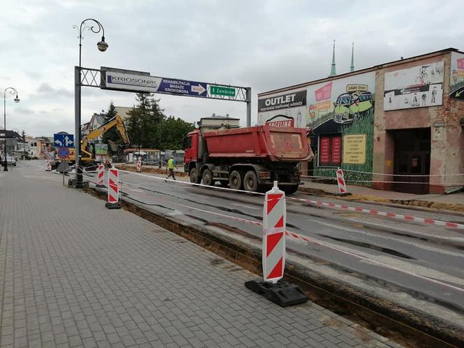 Remonty w centrum Siedlec i objazdy