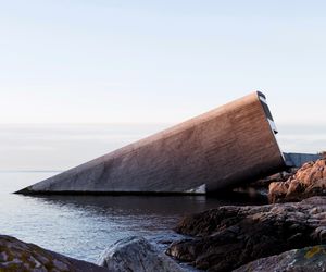 Restauracja Under, Lindesnes, Norwegia, proj. Snøhetta, 2019