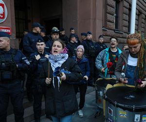 Manifestacja przed siedzibą MSZ w Warszawie (2.10.2025)