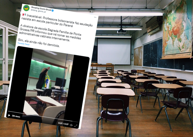Nauczycielka wykonała na lekcji hitlerowskie pozdrowienie. Szkoła zabrała głos