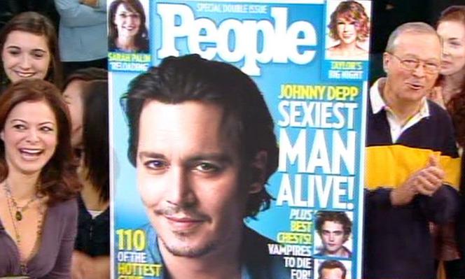 Johnny Depp na okładce "People"