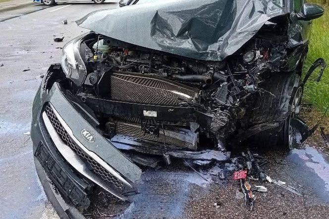 Wypadek na DK nr 80 pomiędzy Bydgoszczą a Toruniem