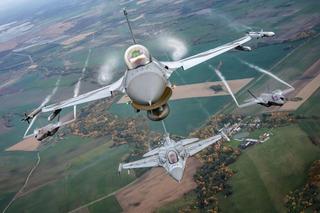 F16 i F-35 nad Malborkiem