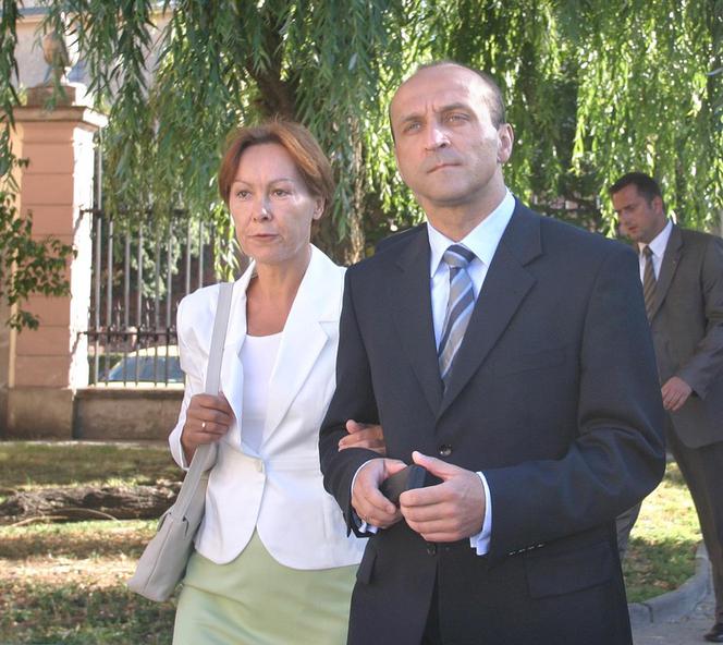 Kazimierz Marcinkiewicz z żoną