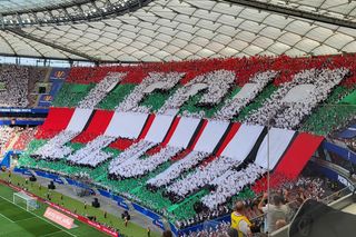 Kibice na meczu Pogoń - Legia