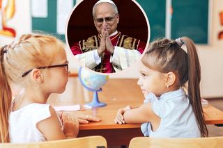 Dzieci urządziły konklawe i wybierały swojego papieża. Wszystko działo się na lekcjach