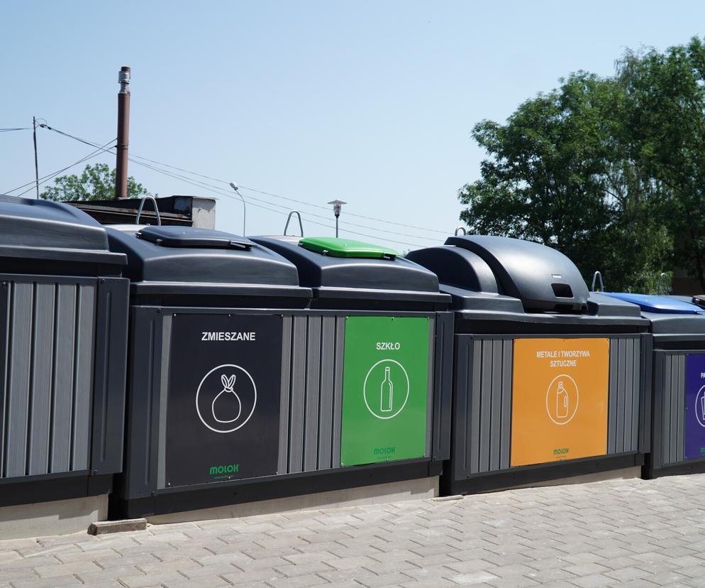 Nowe pojemniki na odpady w Kielcach