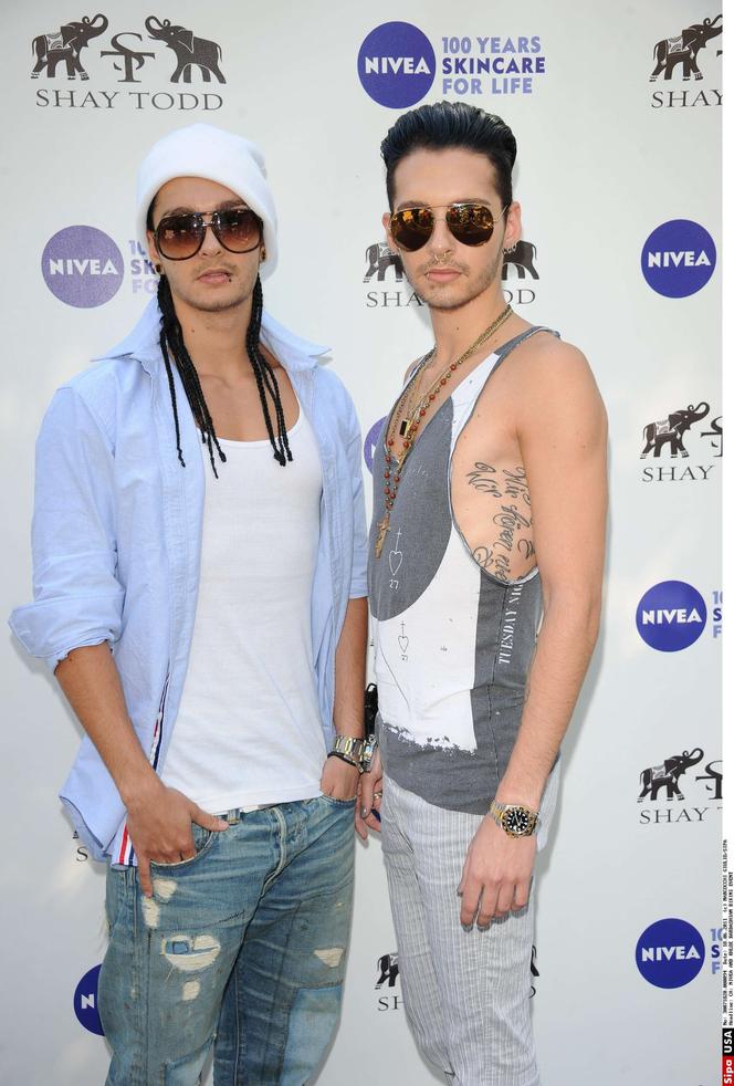 Tom Kaulitz i Bill Kaulitz w 2011