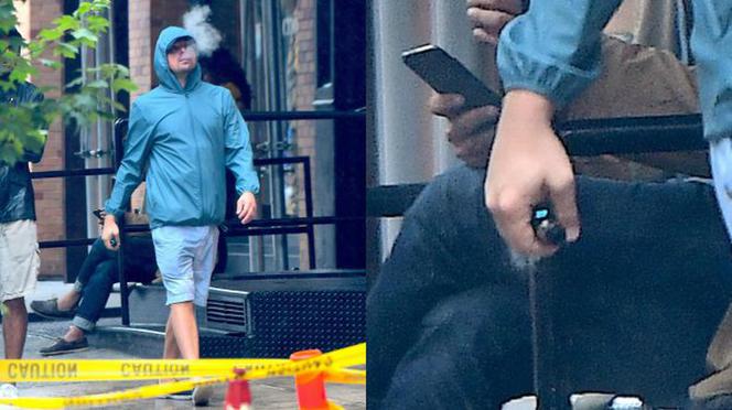 Leonardo DiCaprio z e-papierosem
