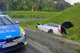 Wypadek na obwodnicy Gostynia. Dwie osoby zabrane do szpitala