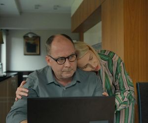 Barwy szczęścia, odcinek 3144. Marek (Marcin Perchuć), Olga (Dorota Łukasiewicz-Kwietniewska)