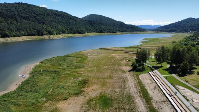 Wyschnięta Klimkówka 22 lipca 2025