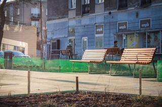 Skwer w Warszawie po modernizacji