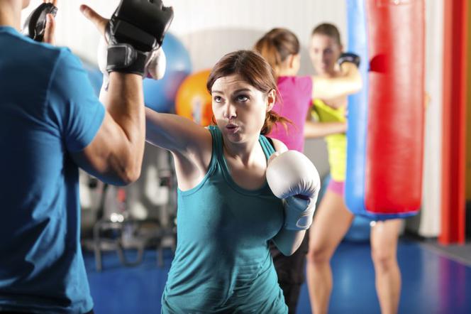 Ćwiczenia rozładowujące stres: boks