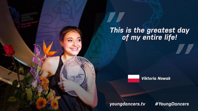 Eurovision Young Dancers 2015: Viktoria Nowak z Poznania najlepszą tancerką [WIDEO]