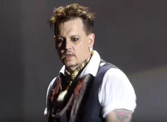 Johnny Depp z zespołem The Hollywood Vampires