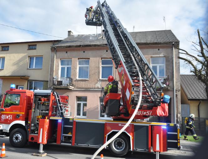 Pożar w domu przy ulicy 1 Maja w Skarżysku-Kamiennej