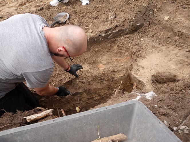 Szczątki żołnierzy niemieckich znalezione podczas prac w Kraśniku