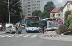 Zderzenie autobusu MPK z samochodem na Azorach
