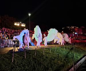 Małopolskie Królewskie Widowisko na Wiśle w ramach 24. Parady Smoków
