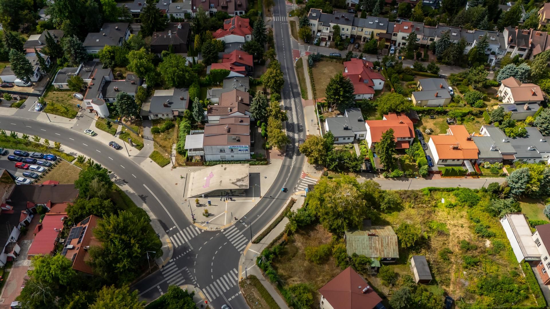 Okolice stacji metro Zacisze w Warszawie
