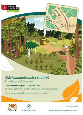 Akcja sadzenia choinek w Gdańsku odbędzie się już po raz czwarty.