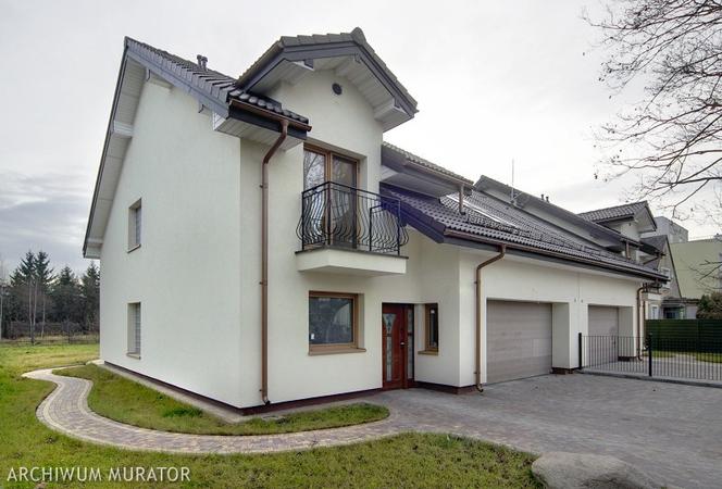 Dach w nowoczesnym bliźniaku
