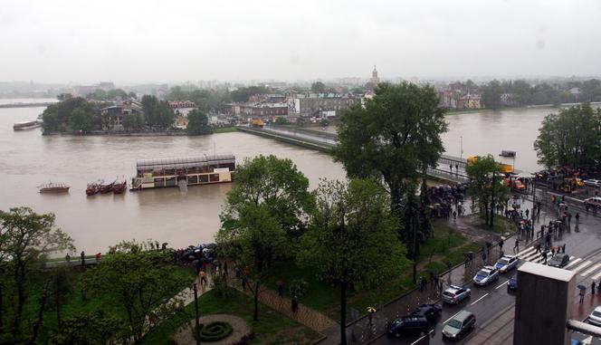 Powódź Kraków, rzeka Wisła