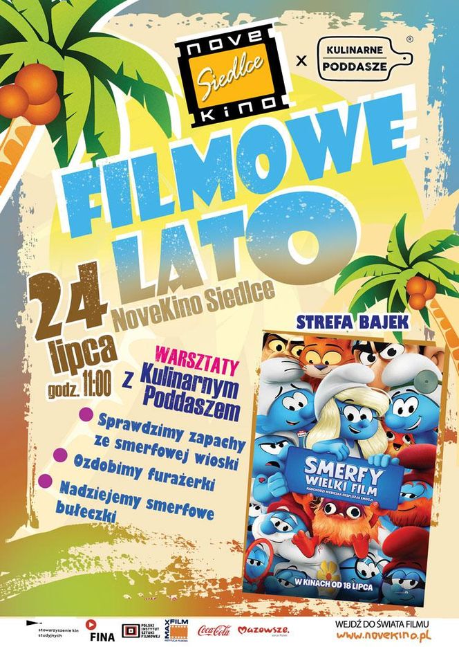 Filmowe Lato z Kulinarnym Poddaszem i projekcją „Smerfy. Wielki Film” już 24 lipca