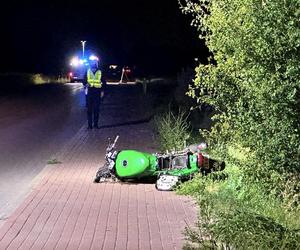 Wjechał motocyklem w łosia! Wielka tragedia, 18-latek nie miał szans