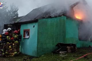 Tragiczny pożar w pow. radzyńskim. W domu znaleziono zwęglone zwłoki