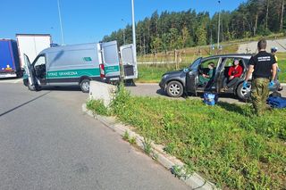 Próby przemytu ludzi na granicy polsko-litewskiej